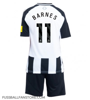 Newcastle United Harvey Barnes #11 Replik Heimtrikot Kinder 2024-25 Kurzarm (+ Kurze Hosen)
